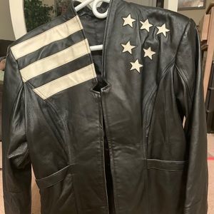 Stars & Stripes Genuine Leather Jacket sz L